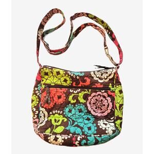 Vera Bradley Crossbody Diaper Bag – Floral Paisley Baby Tote Purse
